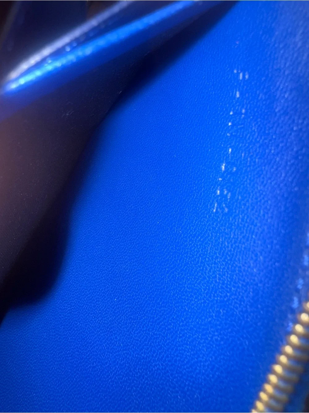Celine Electric Blue Leather Zip long wallet - Picture 4 of 6